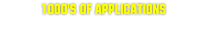 1000's of applications