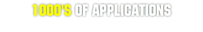 1000's of Applications