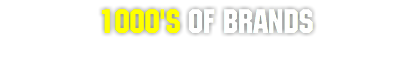 1000's of brands
